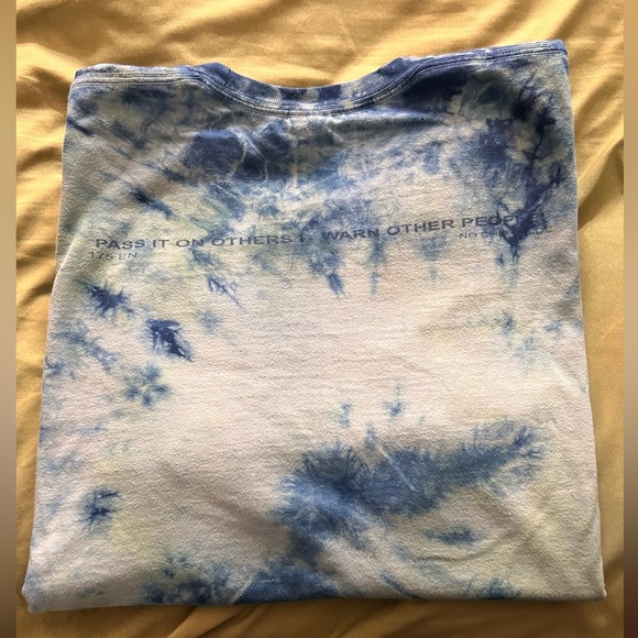 Supreme custom Tie-Dye warning tee - Picture 5 of 10